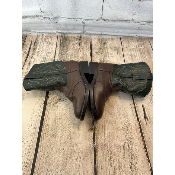 SMOKEY MOUNTAIN Boy’s Western Roper Boots / Size: 10.5 Toddler - Picture 5 of 11